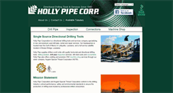 Desktop Screenshot of hollypipe.com